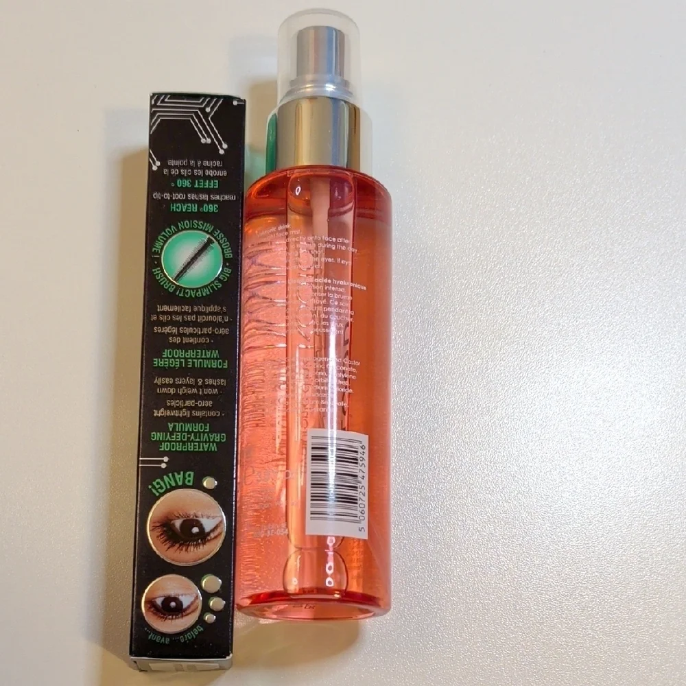 Set Of 2: (1)Waterproof Mascara + (1)Hyaluronic Tonic